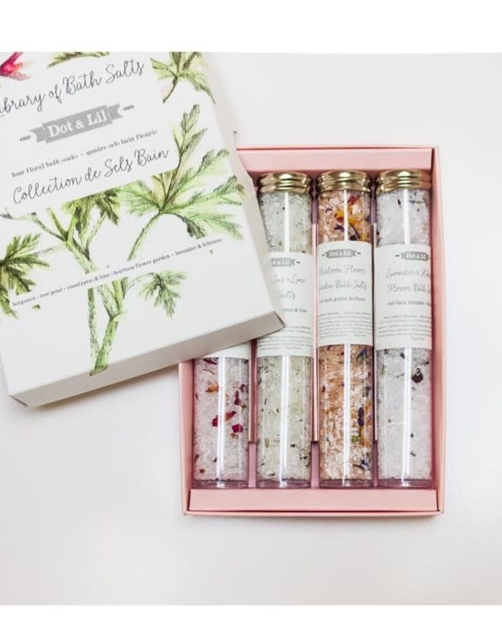 Coffret - 4 sels de bain - Boutique Amandine Joliette