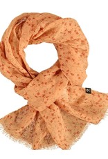 Fraas Foulard mini  fleurs - Orangé