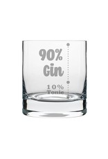 La maison du bar Verre old fashion - 90% gin  10% tonic