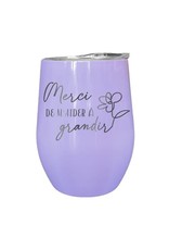 La maison du bar Verre thermos -Merci de m'aider à grandir (Violet)