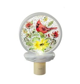 Veilleuse - Cardinal + fleurs Shimmer