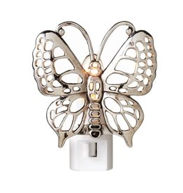 Veilleuse - Papillon  Argent