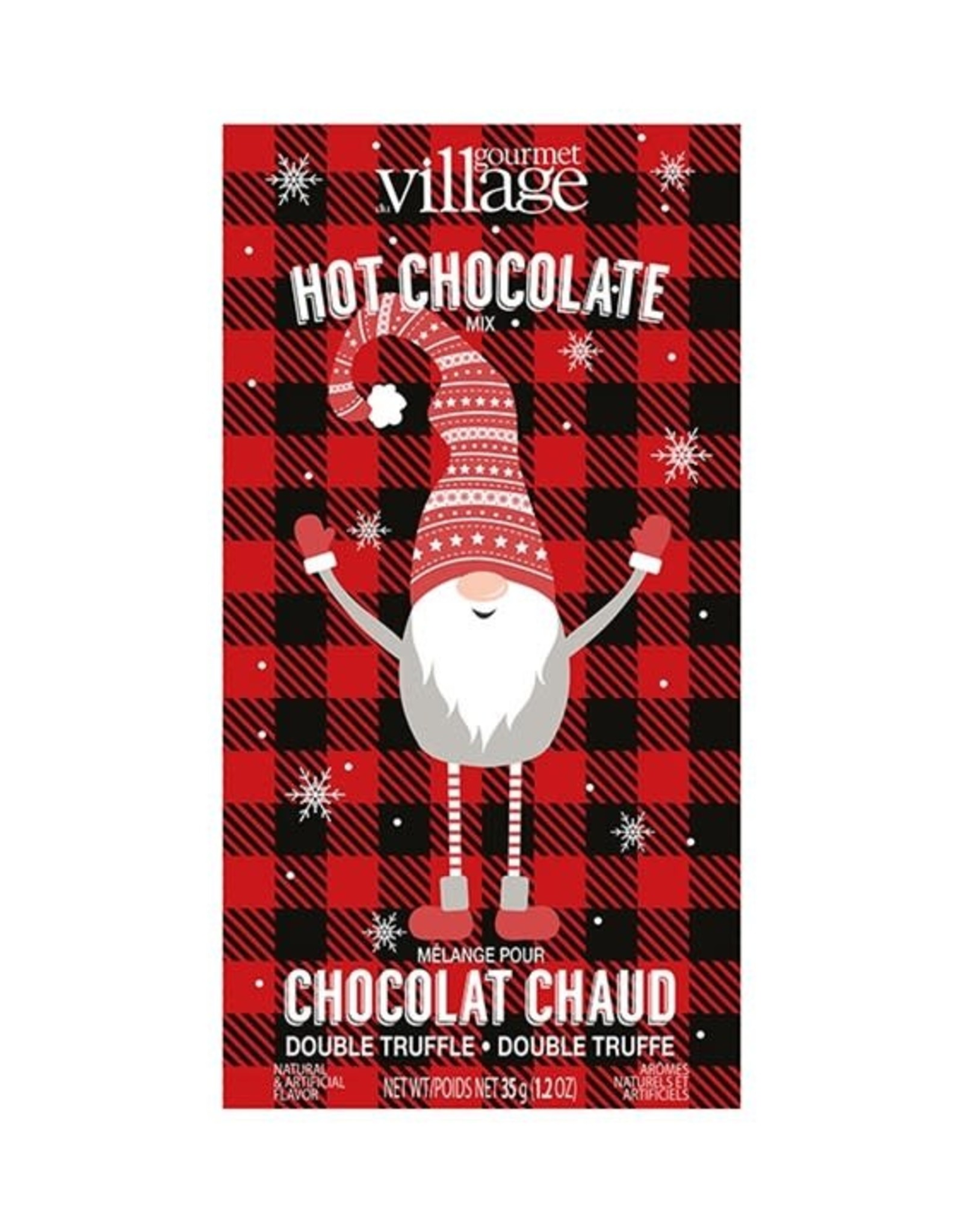 Gourmet du Village Chocolat chaud - Gnome à carreaux