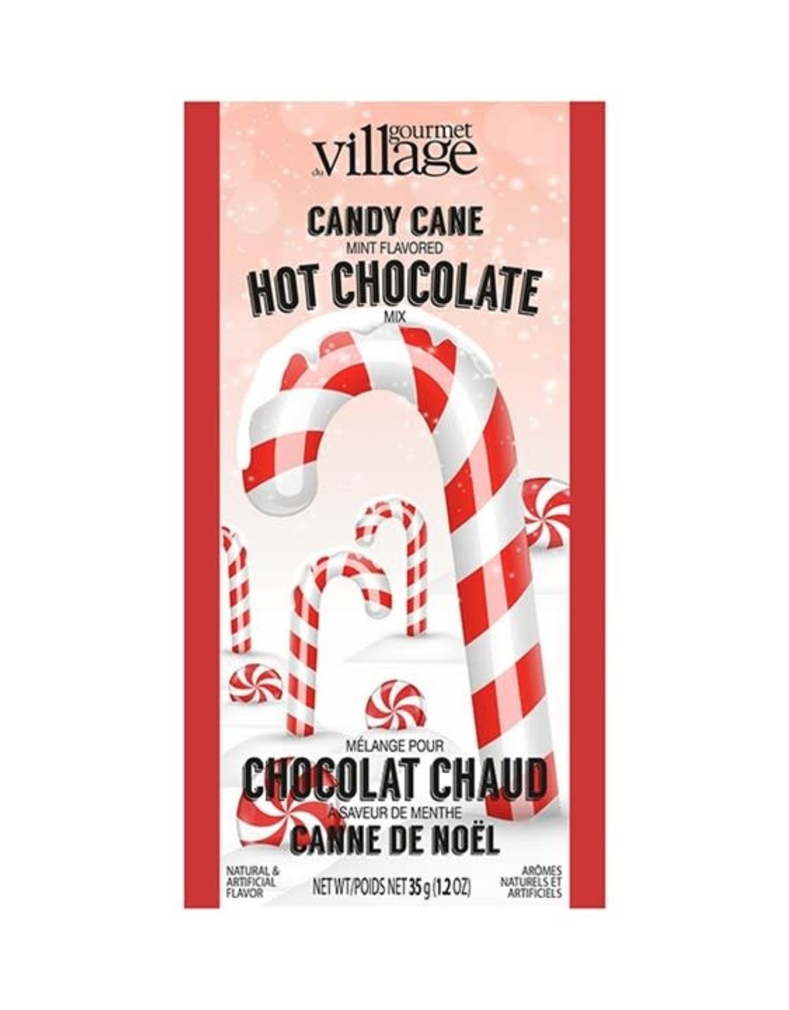Gourmet du Village Chocolat chaud - Canne de Noël