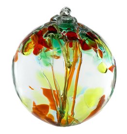 Kitras Art Glass Boule Arbre des Soeurs  6"