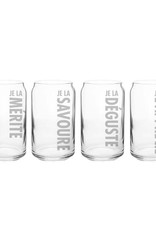 Verre à bière humoristique – Collection Chantal Lacroix