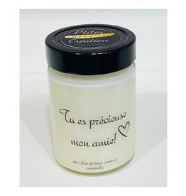 Moments MG Grande Bougie - Tu es précieuse mon amie