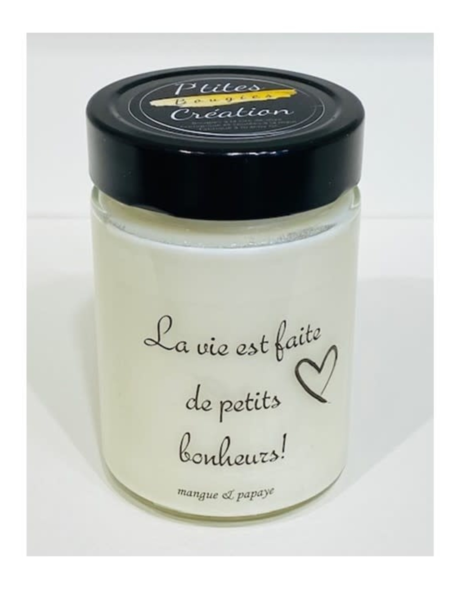 Moments MG Grande Bougie - La vie est faite des petits bonheurs