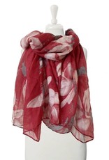 Caracol Foulard fleuri #6135 - Rouge