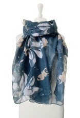 Caracol Foulard fleuri #6135 - Vert