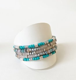 Caracol Bracelet #3237 - turquoise mxp-s