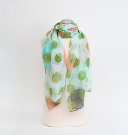 Caracol Foulard #6145 Pois vert