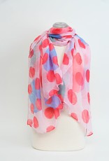 Caracol Foulard #6145 Pois rose