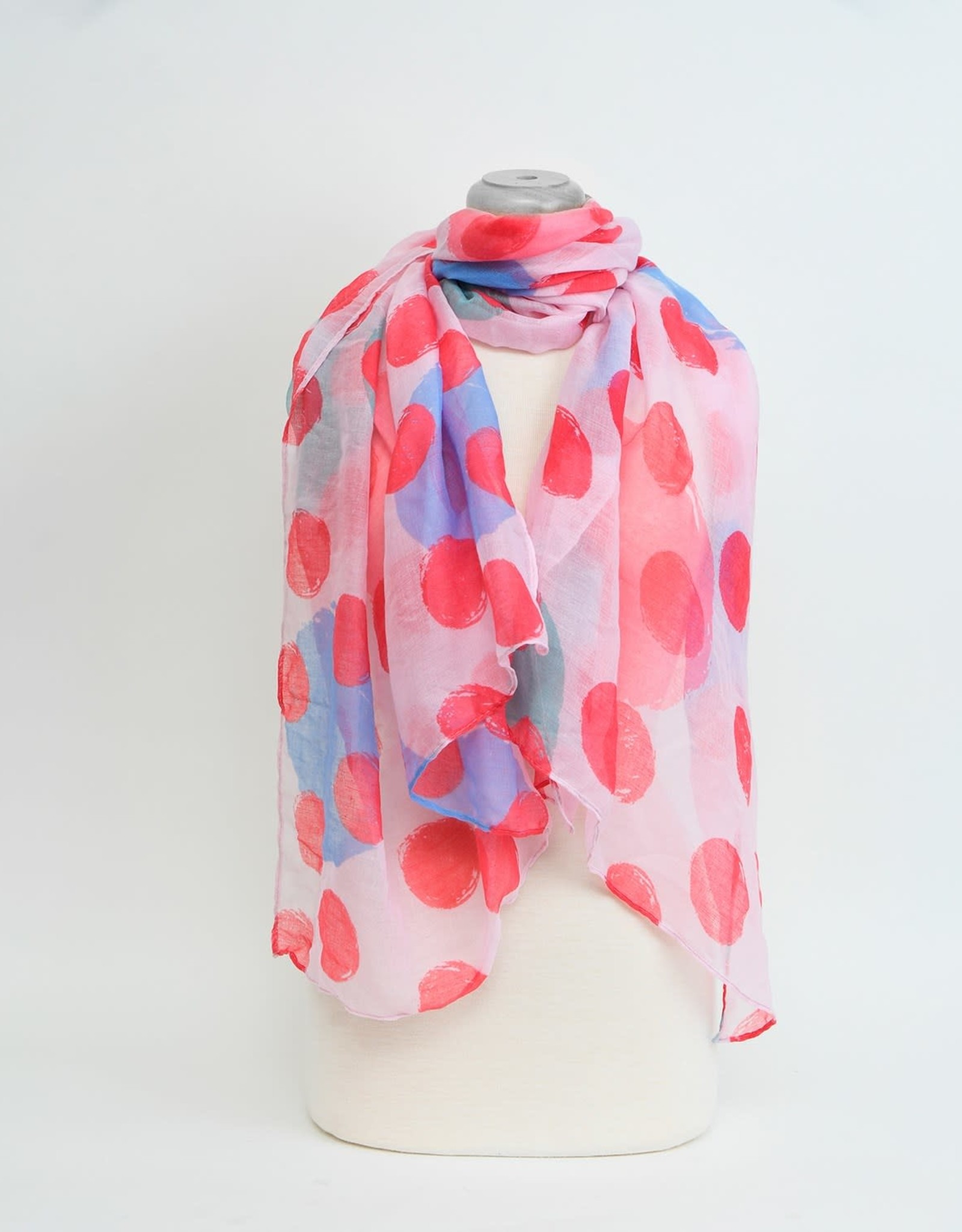 Caracol Foulard #6145 Pois rose