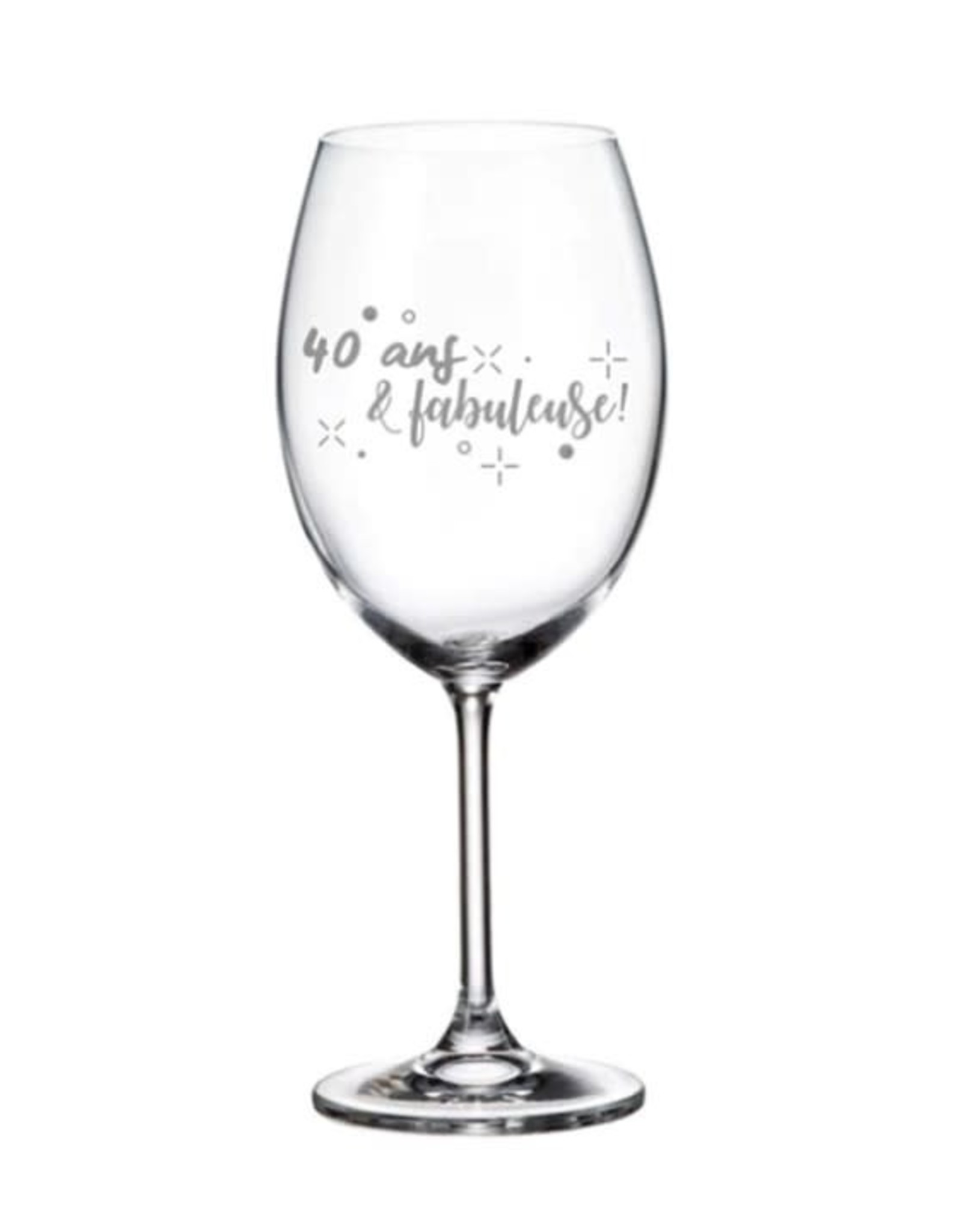 La maison du bar Verre à vin - 40 ans & Fabuleuse