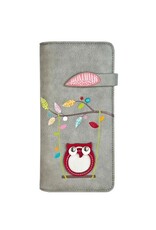 ESPE Portefeuille L hibou Swing - Gris