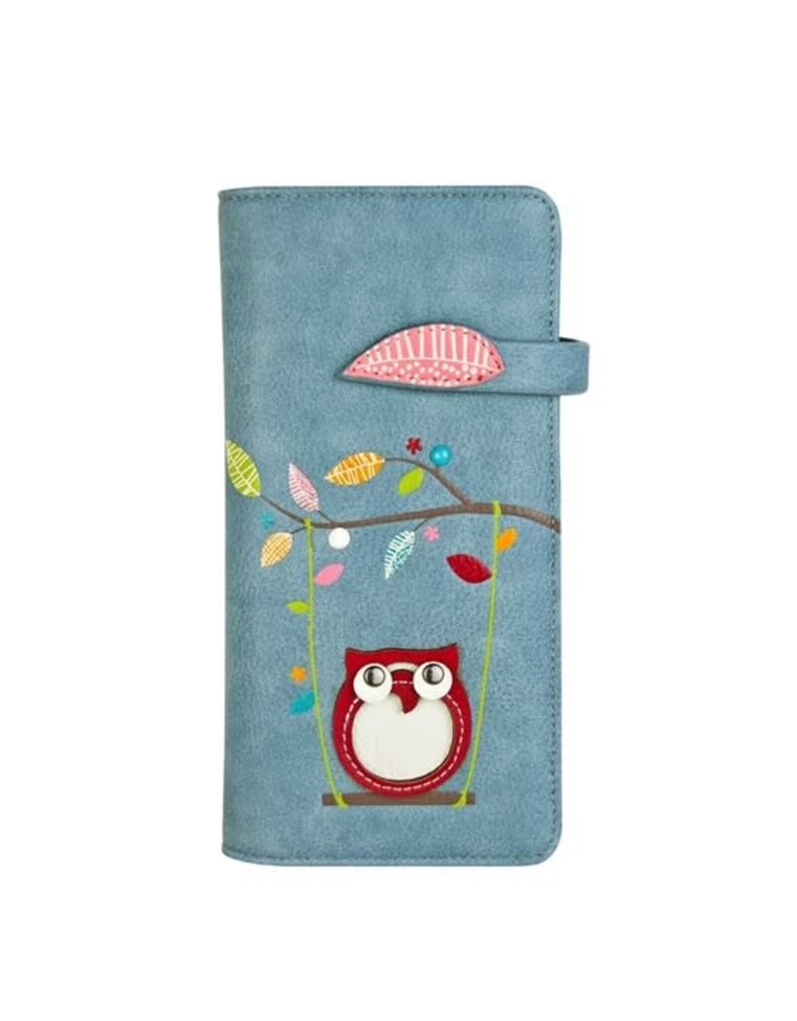 ESPE Portefeuille L hibou Swing - Bleu