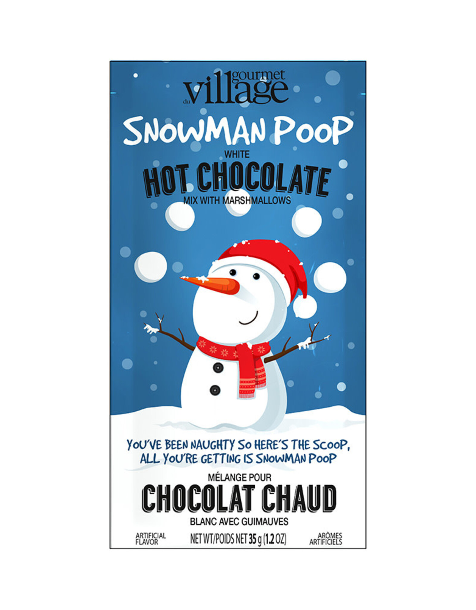 Gourmet du Village Chocolat chaud - Bonhomme de Neige Poop