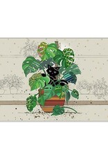Napperon Chat + Plantes