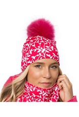 Autrement et Alors Tuque Olivia Magenta - Pompon Blanc  Small