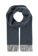 Fraas Foulard double face - Bleu & Gris