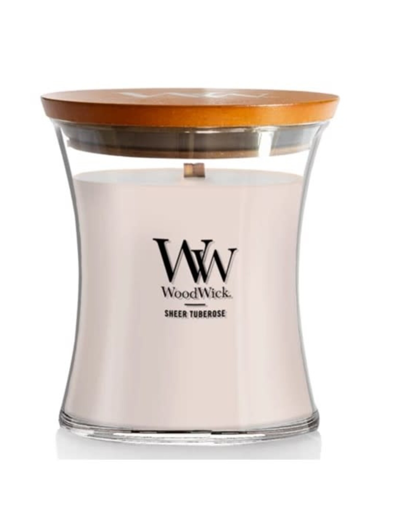 Woodwick Bougie - Sheer Tuberose