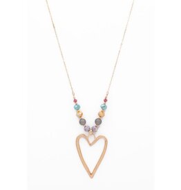 Caracol Collier coeur #1634 - Multi OR