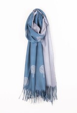 Caracol Foulard  Arbre #6166  - Bleu