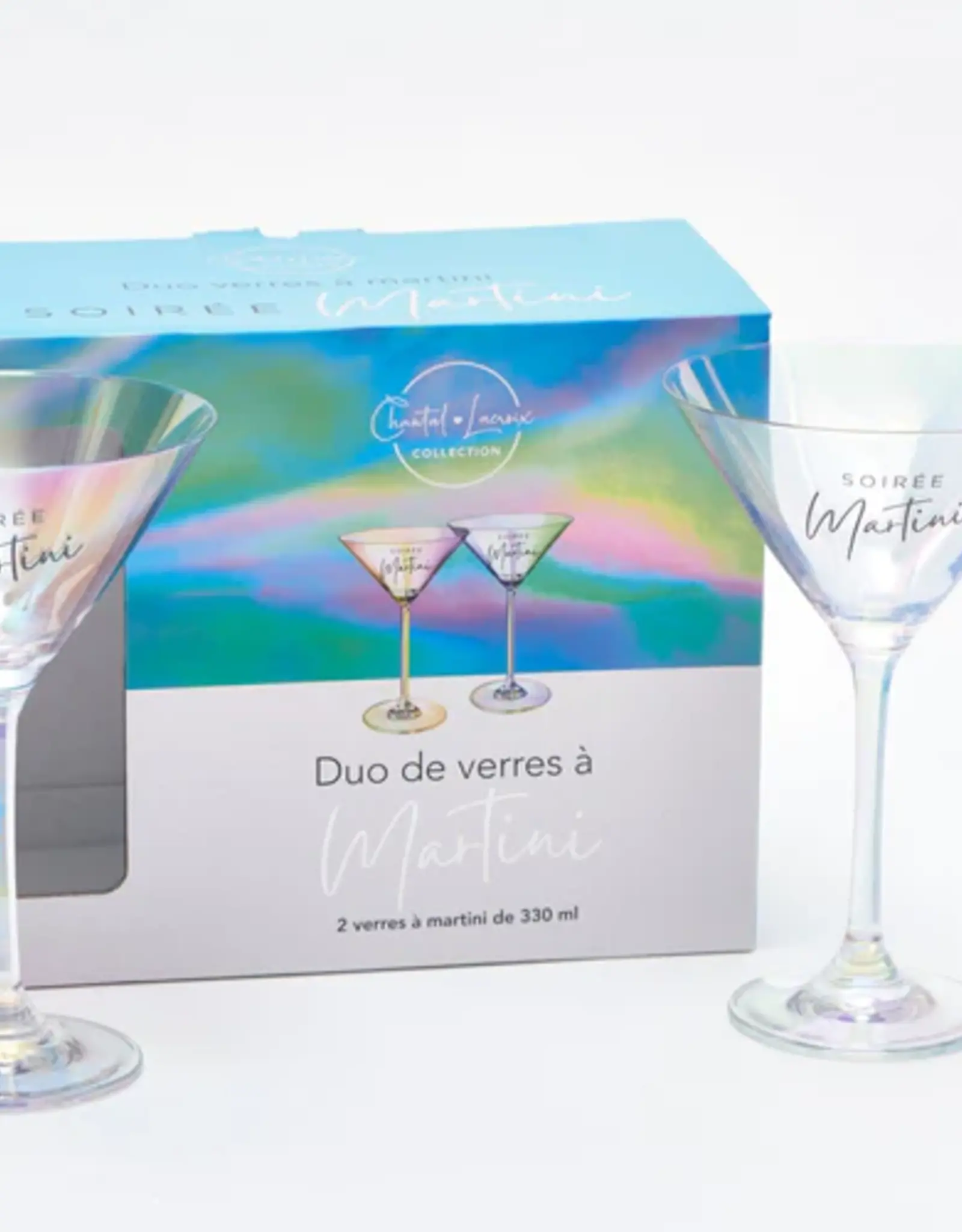 Chantal Lacroix Duo verres à Martini