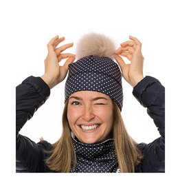 Chapeau - casquette Noir ( Hiver ) - Boutique Amandine Joliette