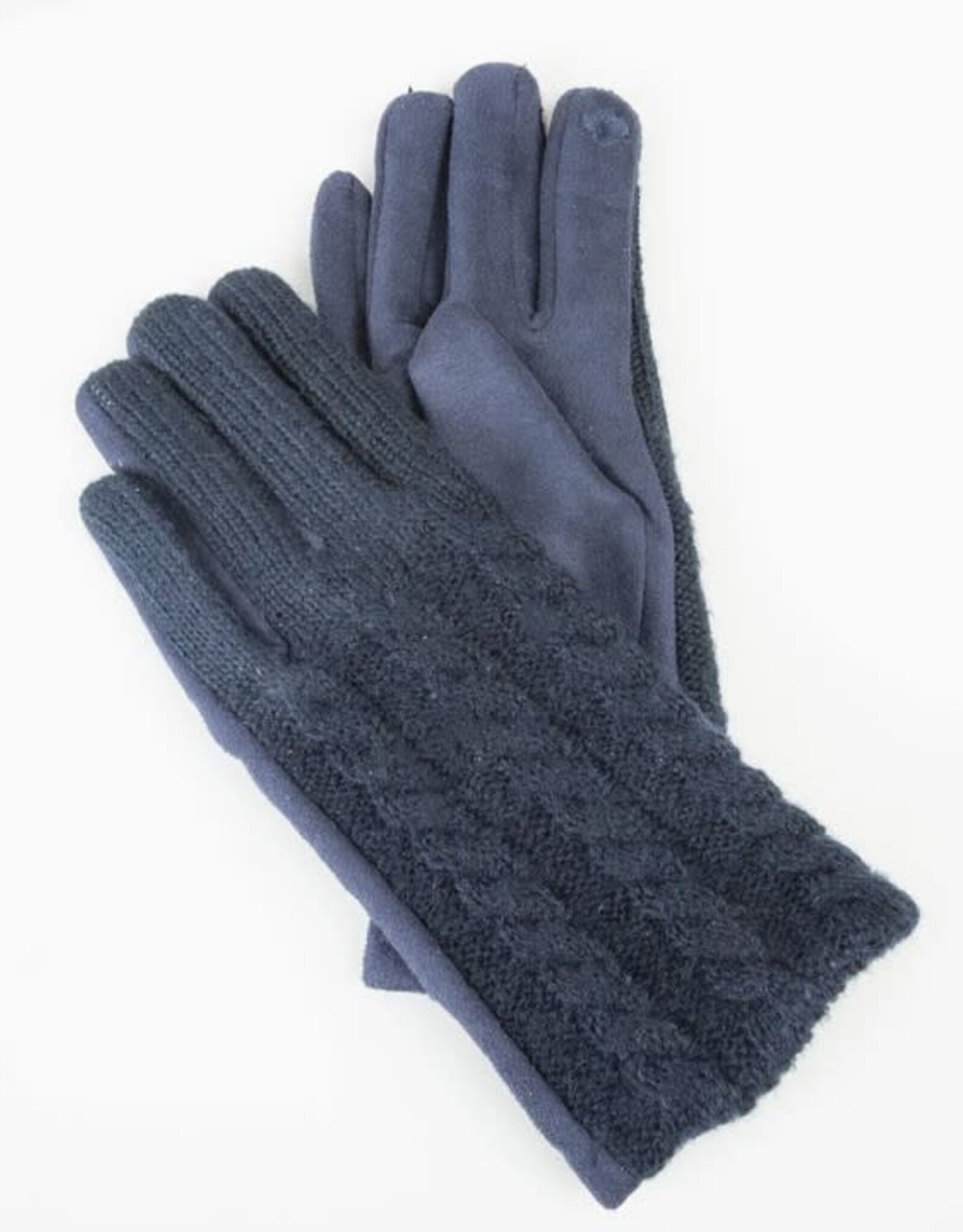 Gant tricot - Marine