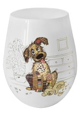 Verre sans pied - Chien