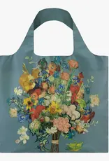 Sac repliable Bouquet fleurs (bleu) - Van Gogh