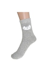 Bas face chat - Gris