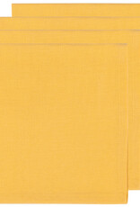 Ens. Serviette de table - Jaune miel