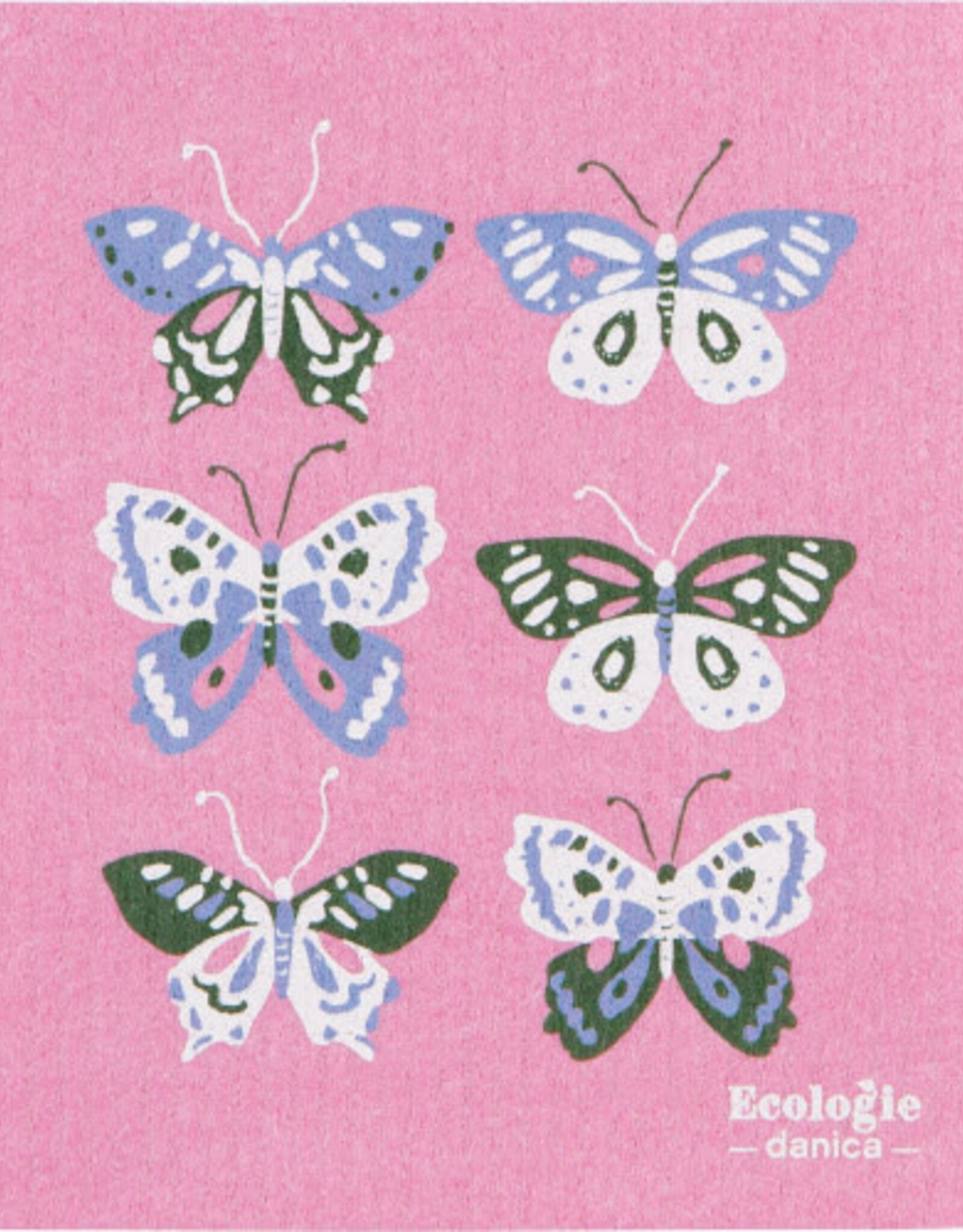 Lingette  Papillons - Rose