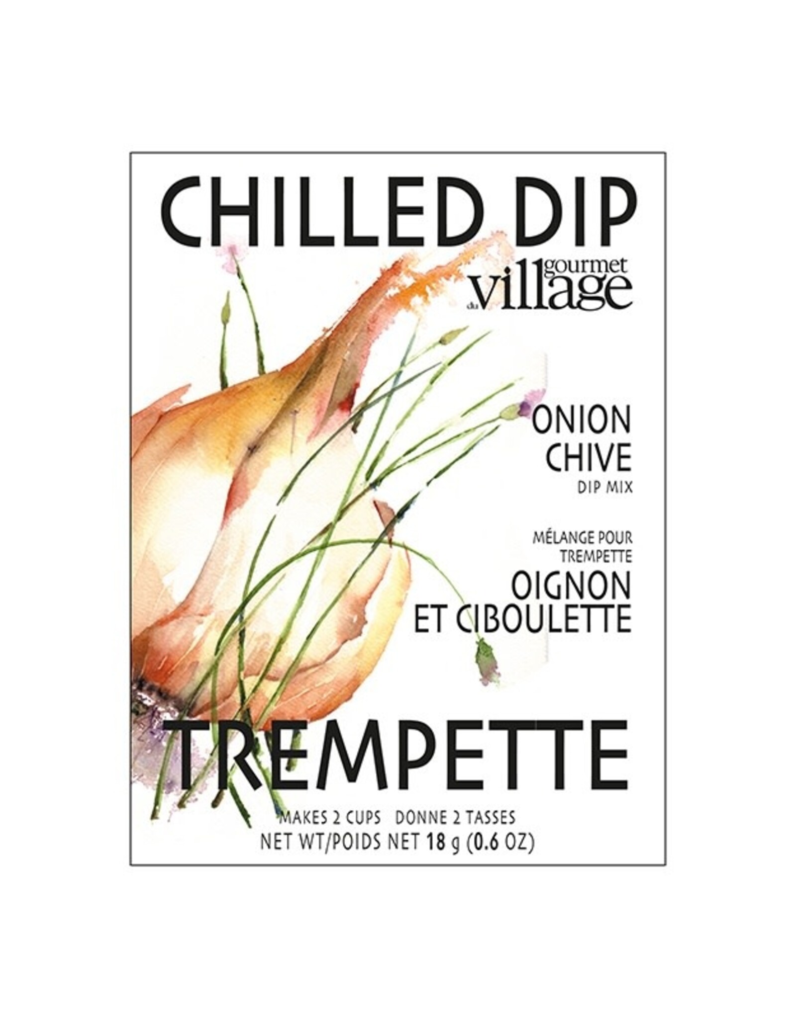 Gourmet du Village Mélange  Trempette - Oignons et ciboulette