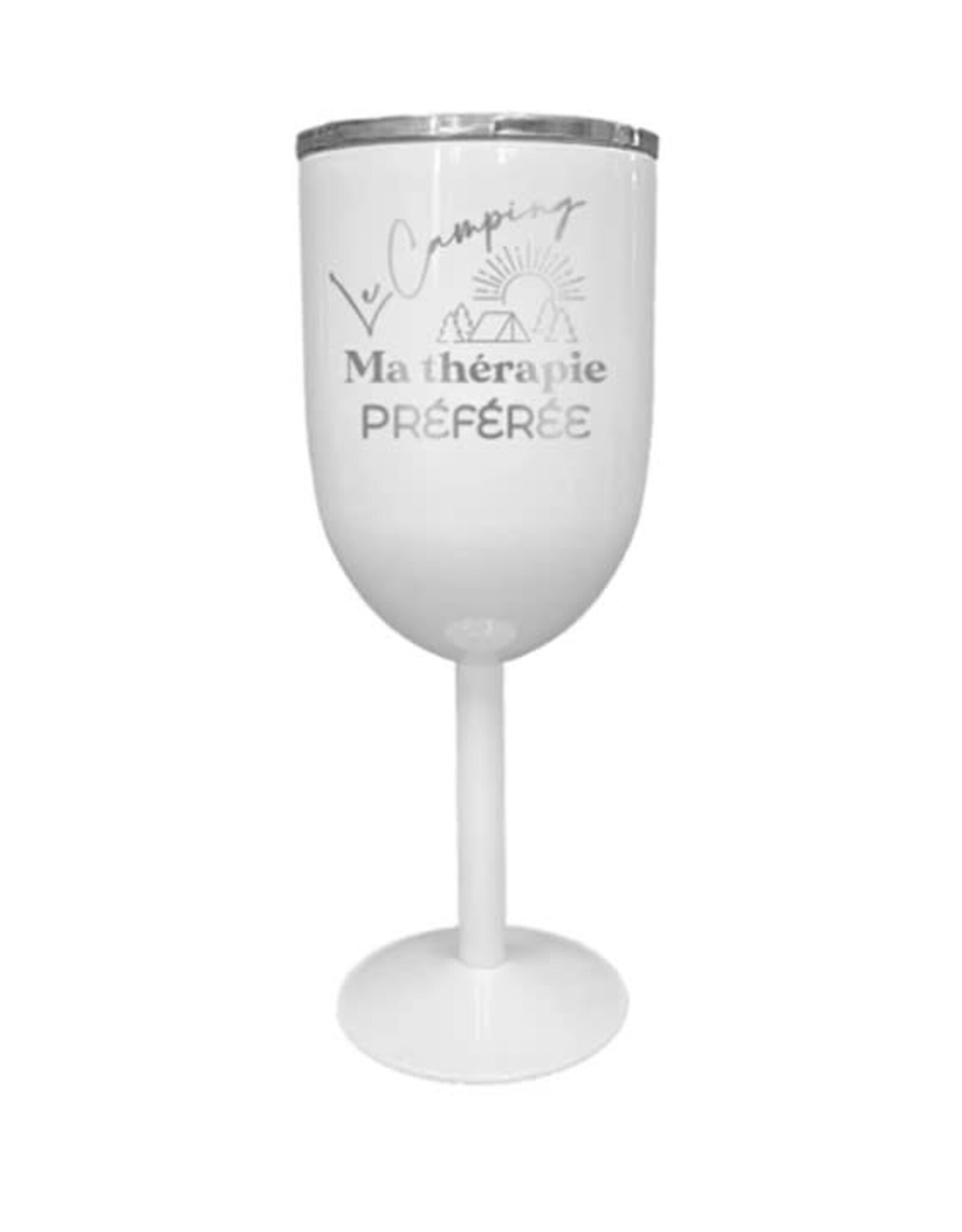 La maison du bar Coupe iso  - Camping thérapie préférée ( Blanc)