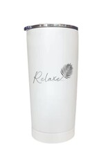 La maison du bar Tasse Tumbler  - Relaxe  ( Blanc)