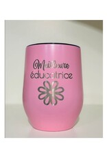 La maison du bar Verre thermos  - Meilleure éducatrice ( Rose)