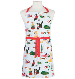 Tablier chien Noel