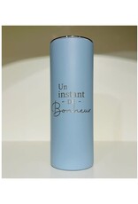 La maison du bar Verre thermos Hiball -  Instant bonheur  (bleu nuage)