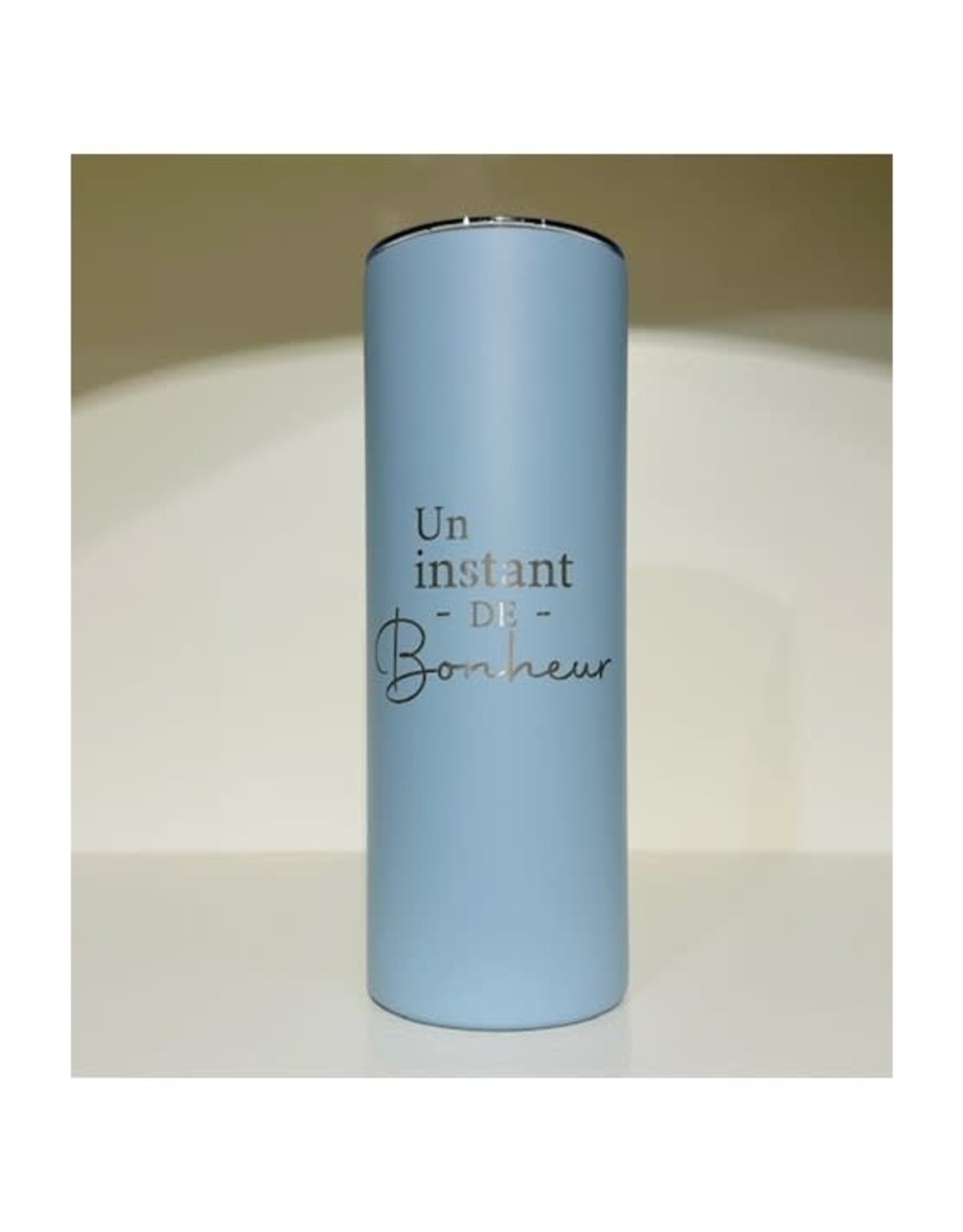 La maison du bar Verre thermos Hiball -  Instant bonheur  (bleu nuage)