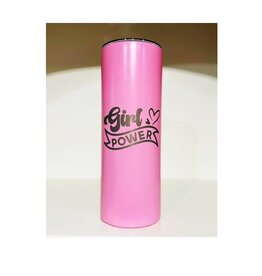 La maison du bar Verre thermos Hiball - Girl Power  (rose)