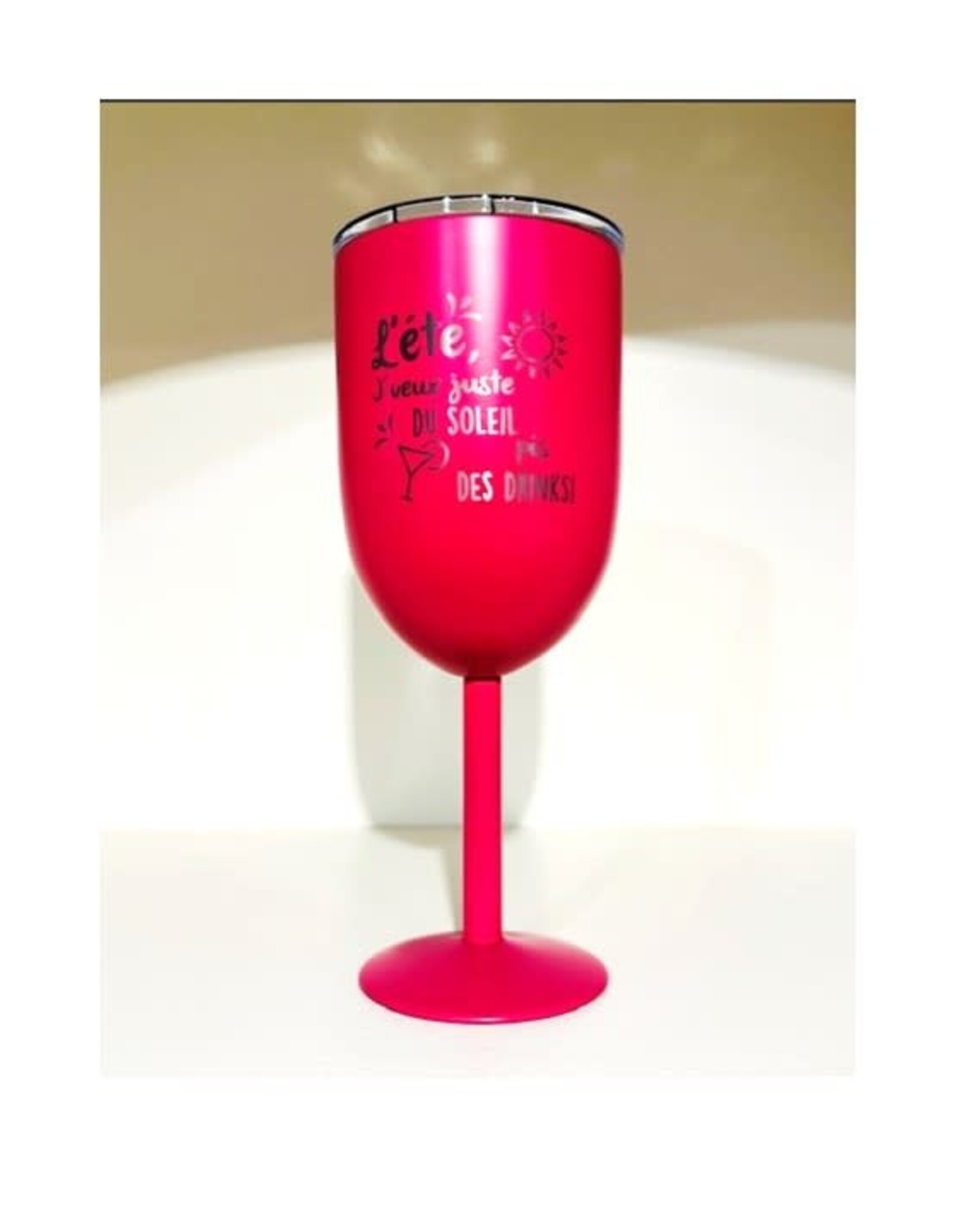 La maison du bar Coupe iso  - L'été soleile et drinks ... (Fuschia)