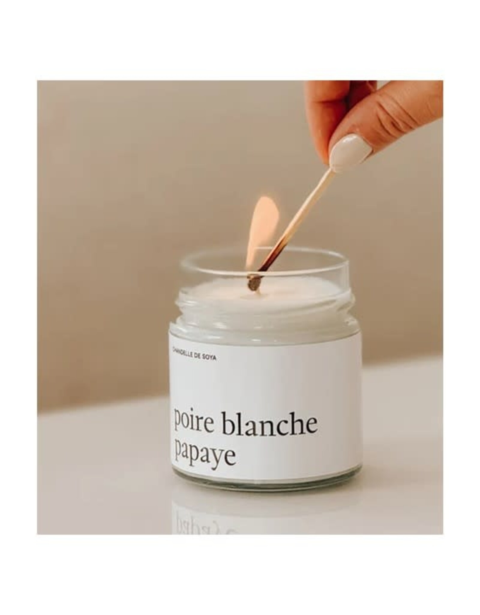 Marée Chandelles Bougie Poire blanche & Papaye    - 212ml