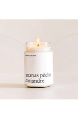 Marée Chandelles Bougie Ananas, pêche et coriandre   - 314ml