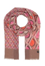 Fraas Foulard Géométrique - Camel & Rose
