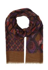 Fraas Foulard Géométrique - Berry