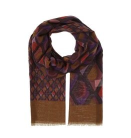 Fraas Foulard Géométrique - Berry